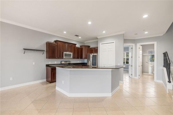 Interior, Kitchen, Recessed Lighting, Stainless Steel Appliances