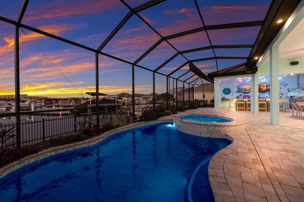 Glass Ceilings, Interior, Pool, Sun Room