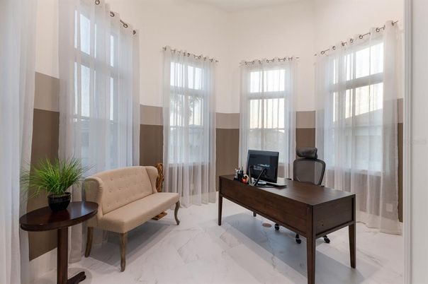 Home Office, Interior, Marble