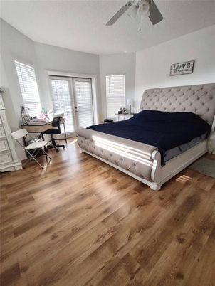Bedroom, Home Office, Interior, Wood Texture Flooring