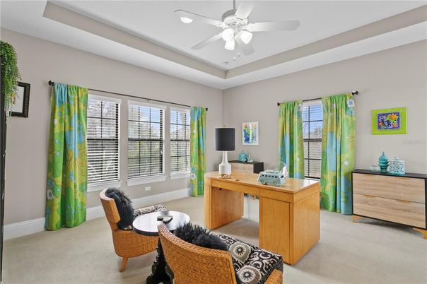 Home Office, Interior, Recessed Lighting