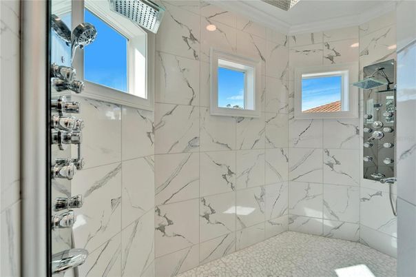 Bathroom, Interior, Marble Walls