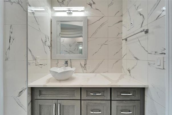 Bathroom, Interior, Marble Walls