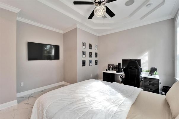 Bedroom, Home Office, Interior, Marble