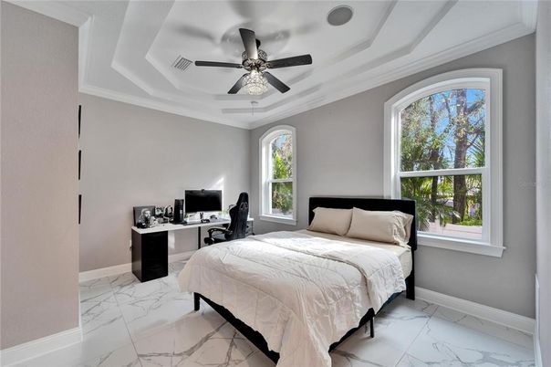Bedroom, Home Office, Interior, Marble