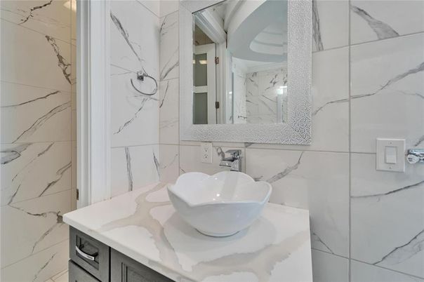 Bathroom, Interior, Marble Walls