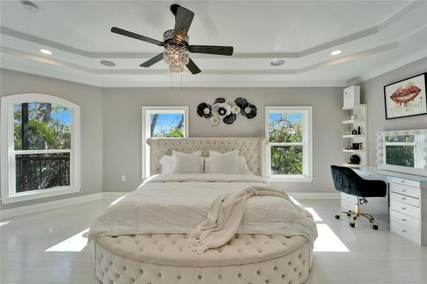 Bedroom, Home Office, Interior, Recessed Lighting