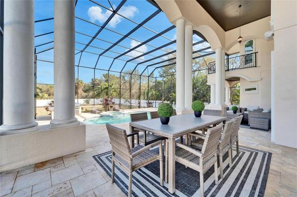 Dining room, Glass Ceilings, Interior, Pool, Sun Room