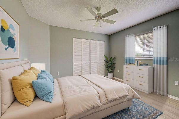Bedroom, Interior, Wood Texture Flooring