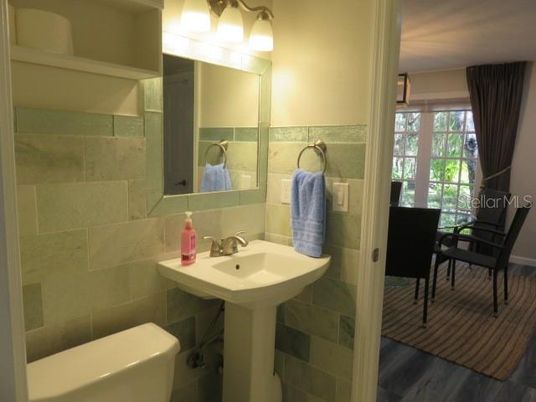 Bathroom, Interior, Wood Texture Flooring