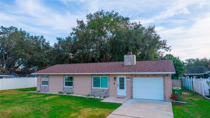 Attached, Backyard, Exterior, Facade, Ranch