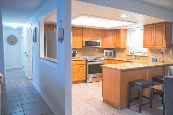 Interior, Kitchen, Recessed Lighting, Stainless Steel Appliances