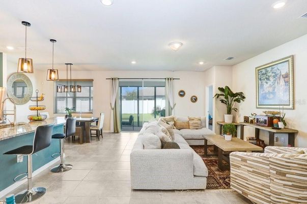 Dining room, Interior, Living room, Pendant Lights, Recessed Lighting