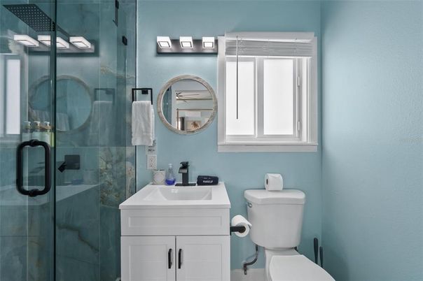 Bathroom, Glass Shower, Interior