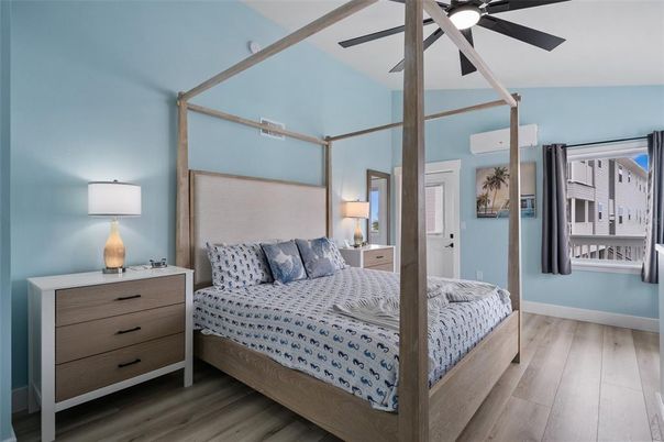 Bedroom, Interior, Wood Texture Flooring
