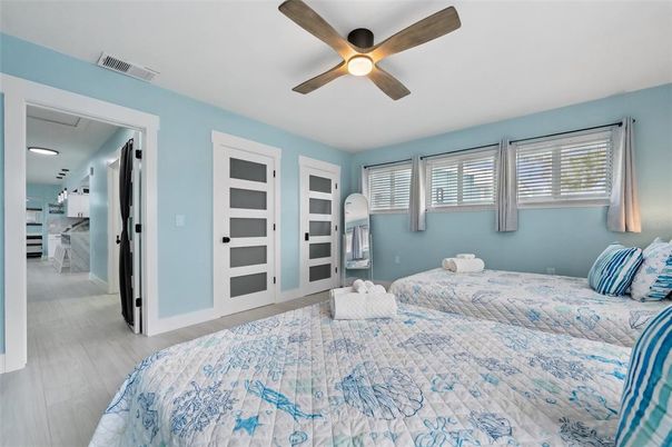 Bedroom, Interior, Wood Texture Flooring