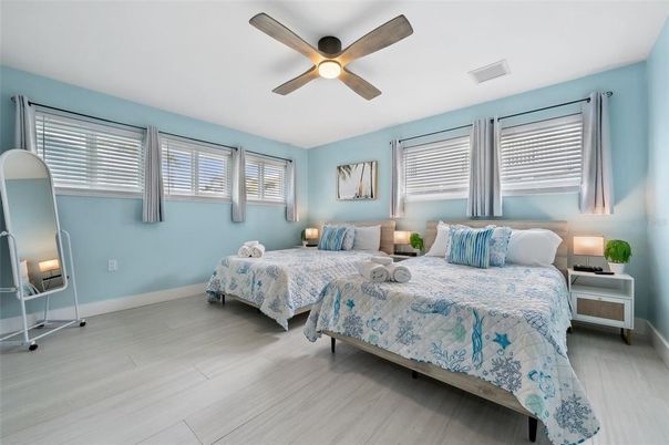 Bedroom, Interior, Wood Texture Flooring