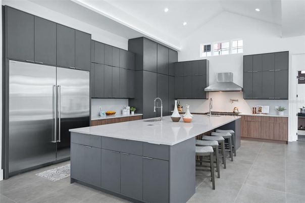 Interior, Kitchen, Recessed Lighting, Stainless Steel Appliances
