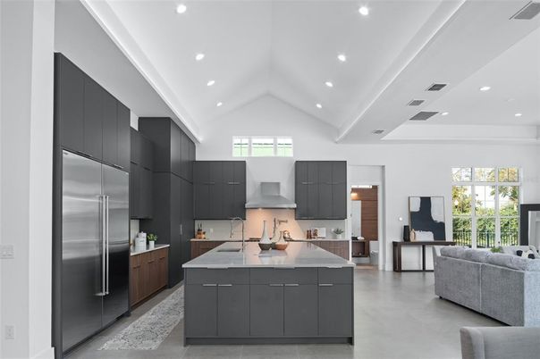 Interior, Kitchen, Recessed Lighting, Stainless Steel Appliances