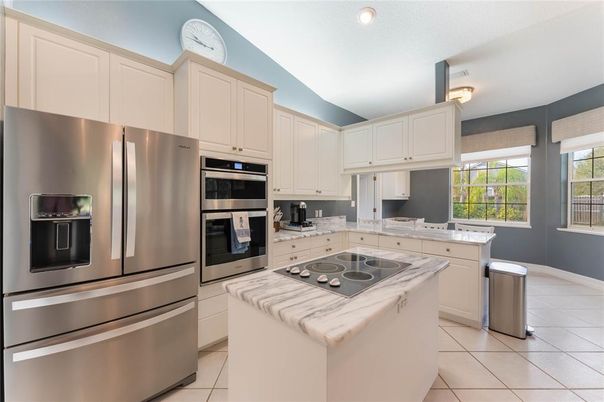 Interior, Kitchen, Recessed Lighting, Stainless Steel Appliances