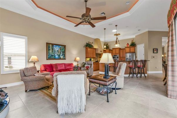 Interior, Kitchen, Living room, Pendant Lights, Stainless Steel Appliances