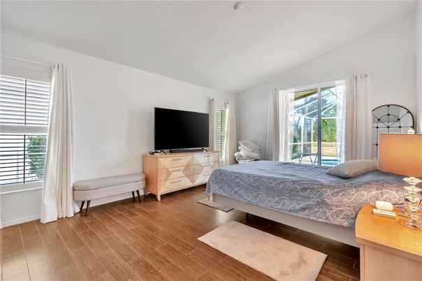 Bedroom, Interior, Wood Texture Flooring