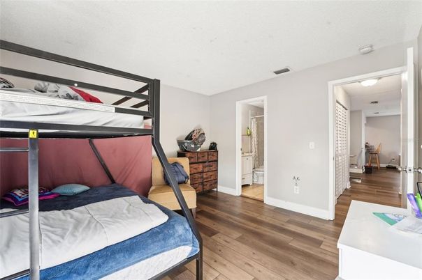 Bedroom, Interior, Wood Texture Flooring