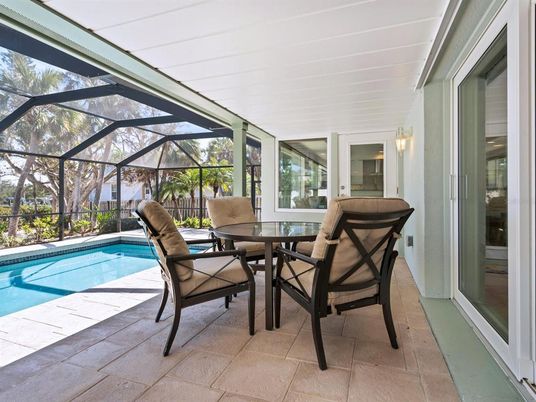 Dining room, Glass Ceilings, Interior, Pool, Sun Room