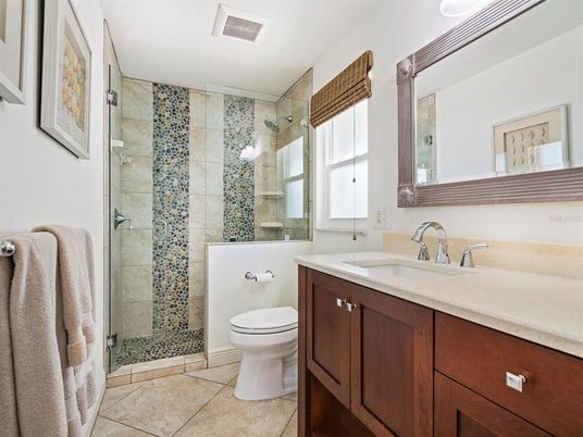 Bathroom, Glass Shower, Interior