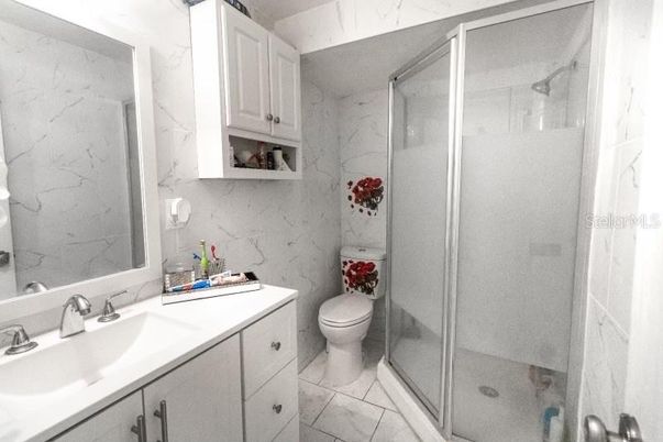 Bathroom, Glass Shower, Interior, Marble Walls