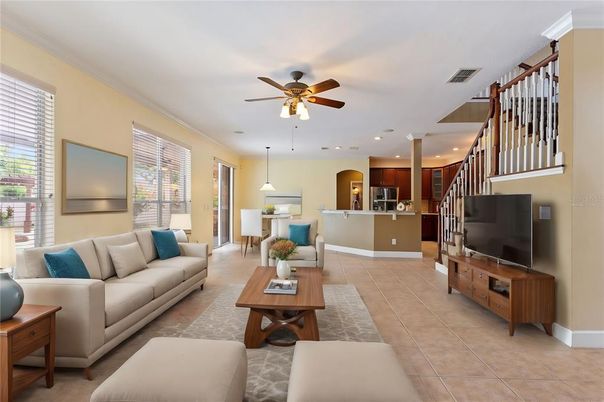 Interior, Kitchen, Living room, Pendant Lights, Recessed Lighting