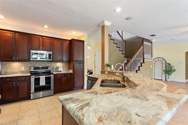 Interior, Kitchen, Recessed Lighting, Stainless Steel Appliances