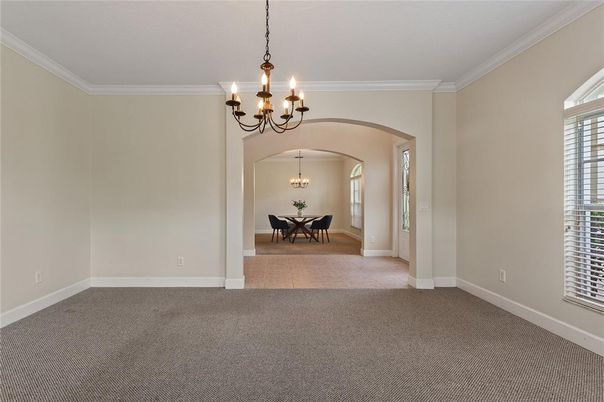 Chandelier, Dining room, Interior