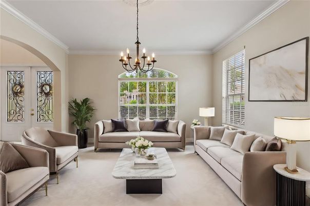 Chandelier, Interior, Living room