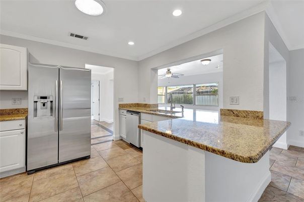 Interior, Kitchen, Recessed Lighting, Stainless Steel Appliances