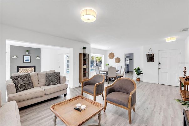Dining room, Interior, Living room, Wood Texture Flooring