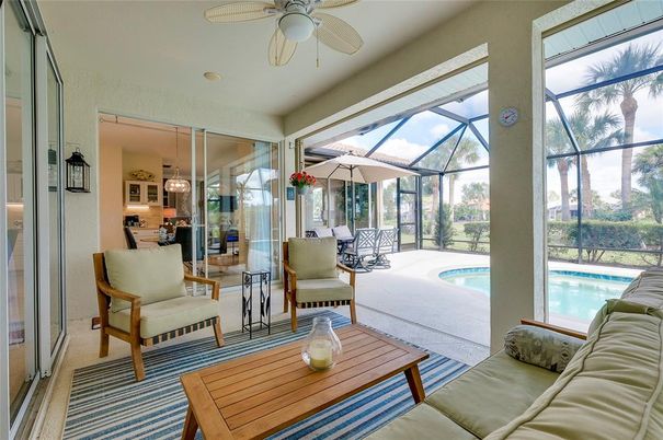 Dining room, Glass Ceilings, Interior, Living room, Pool, Sun Room