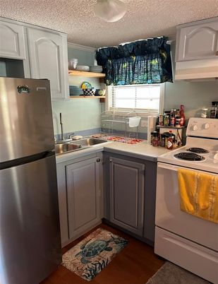 Interior, Kitchen, Wood Texture Flooring