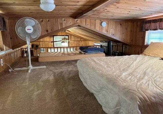 Bedroom, Interior, Wooden Ceilings, Wooden Walls