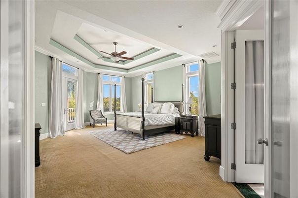 Bedroom, Interior, Recessed Lighting