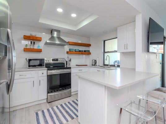 Interior, Kitchen, Recessed Lighting, Stainless Steel Appliances