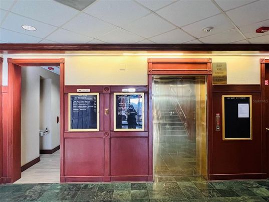 Elevator, Interior, Recessed Lighting