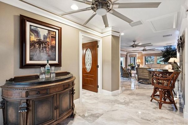 Interior, Marble, Recessed Lighting