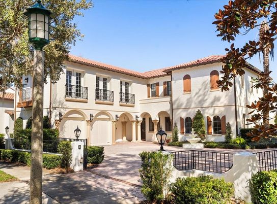 Exterior, Facade, Spanish Mediterranean