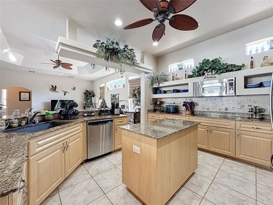 Interior, Kitchen, Recessed Lighting, Stainless Steel Appliances