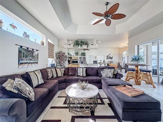 Interior, Kitchen, Living room, Recessed Lighting, Stainless Steel Appliances