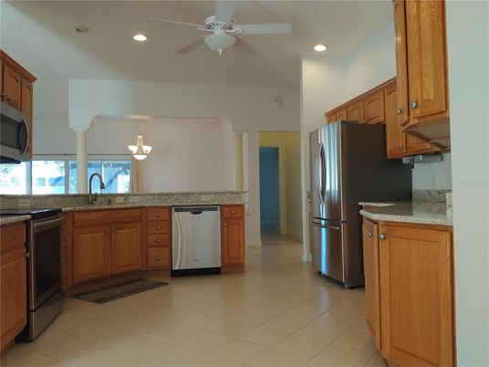 Interior, Kitchen, Recessed Lighting, Stainless Steel Appliances