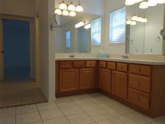 Bathroom, Dual Sink Vanities, Glass Shower, Interior