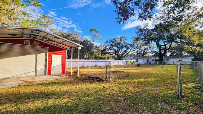 Backyard, Detached Garage, Exterior