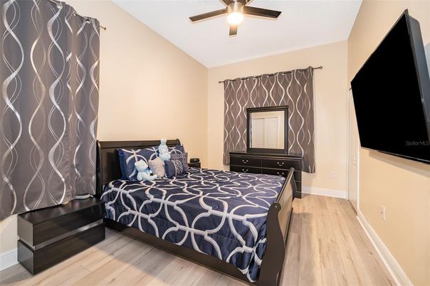 Bedroom, Interior, Wood Texture Flooring